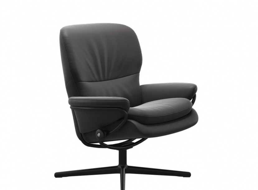 Кресло-реклайнер с пуфом STRESSLESS Rome Cross Low Back